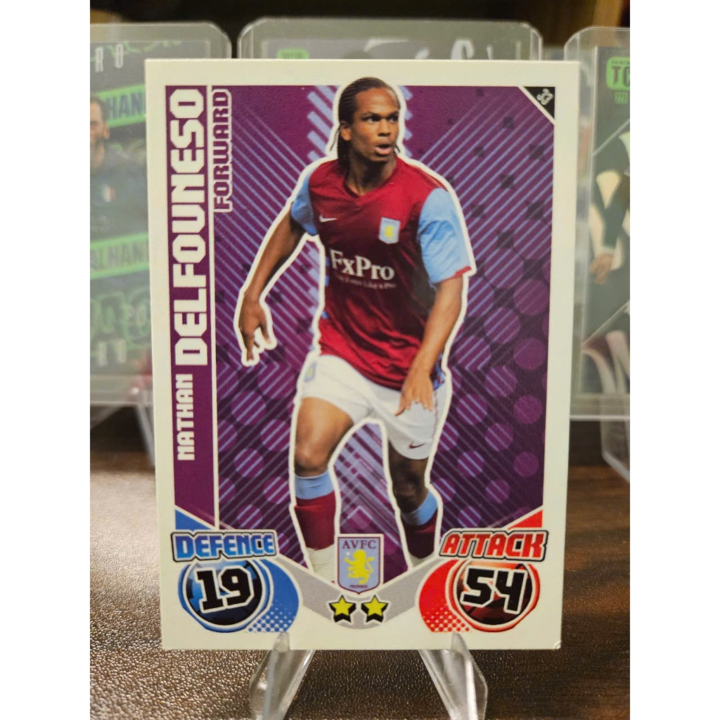 Thẻ Nathan Delfouneso Topps Match Attax 2010/2011 (Aston Villa) (10/11)