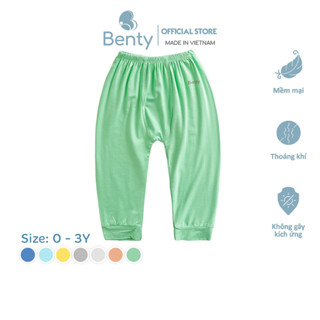 Quần dài lẻ đáp đủng BENTY chất liệu mềm mịn thấm hút mồ tốt, quần dài cao cấp cho bé trai, bé gái