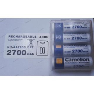 Combo 8 pin sạc AA Camelion 2700mah