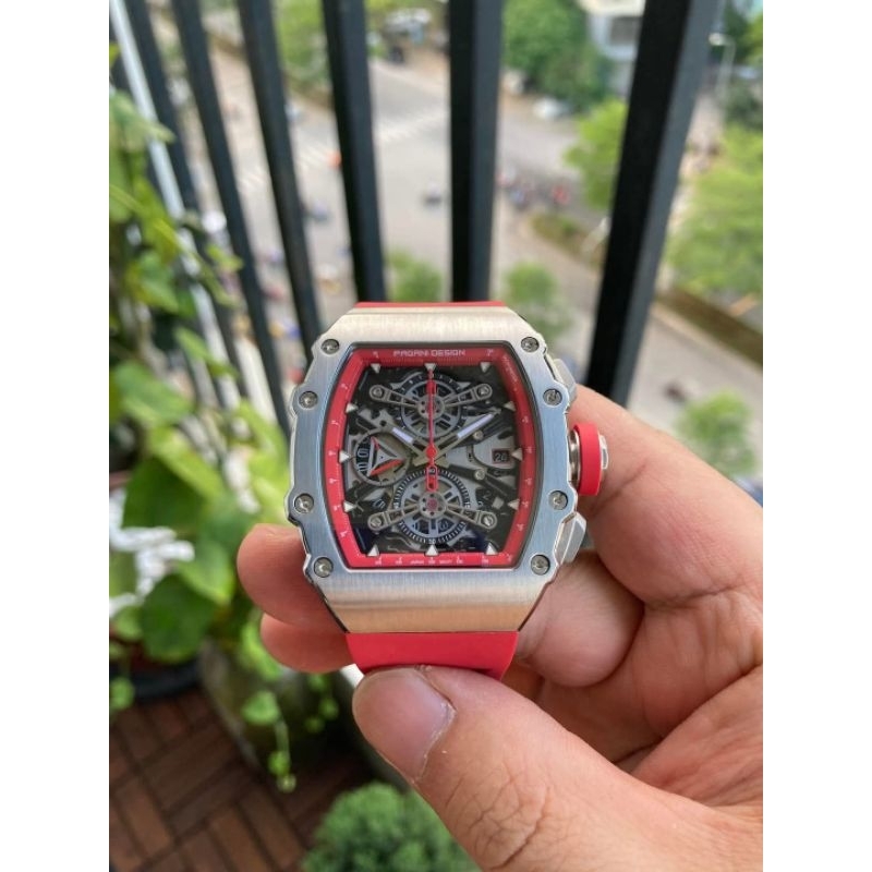 Đồng hồ Pagani Design dáng RM chrono siêu chất cho nam