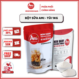 Bột Kem Sữa Cao Cấp AMI - Whipping Cream 1kg Dùng Làm Nguyên Liệu Pha Trà Sữa Ngon Miệng