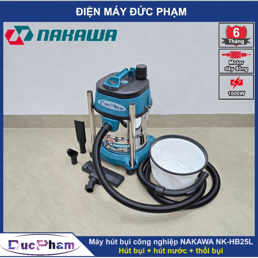 Máy hút bụi công nghiệp Nakawa NK-HB25L