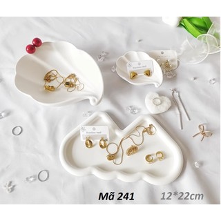 Khay Thạch Cao Cao Cấp Decor Đựng Đồ Trang Sức, Trang Trí, Chụp Ảnh Sản Phẩm Hình Đôi Cánh