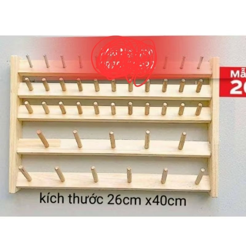 Kệ gỗ để chỉ (loại treo)