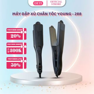 Máy dập xù , bấm xù , bấm mè tạo kiểu tóc làm phồng chân tóc bản to cao cấp young - 288
