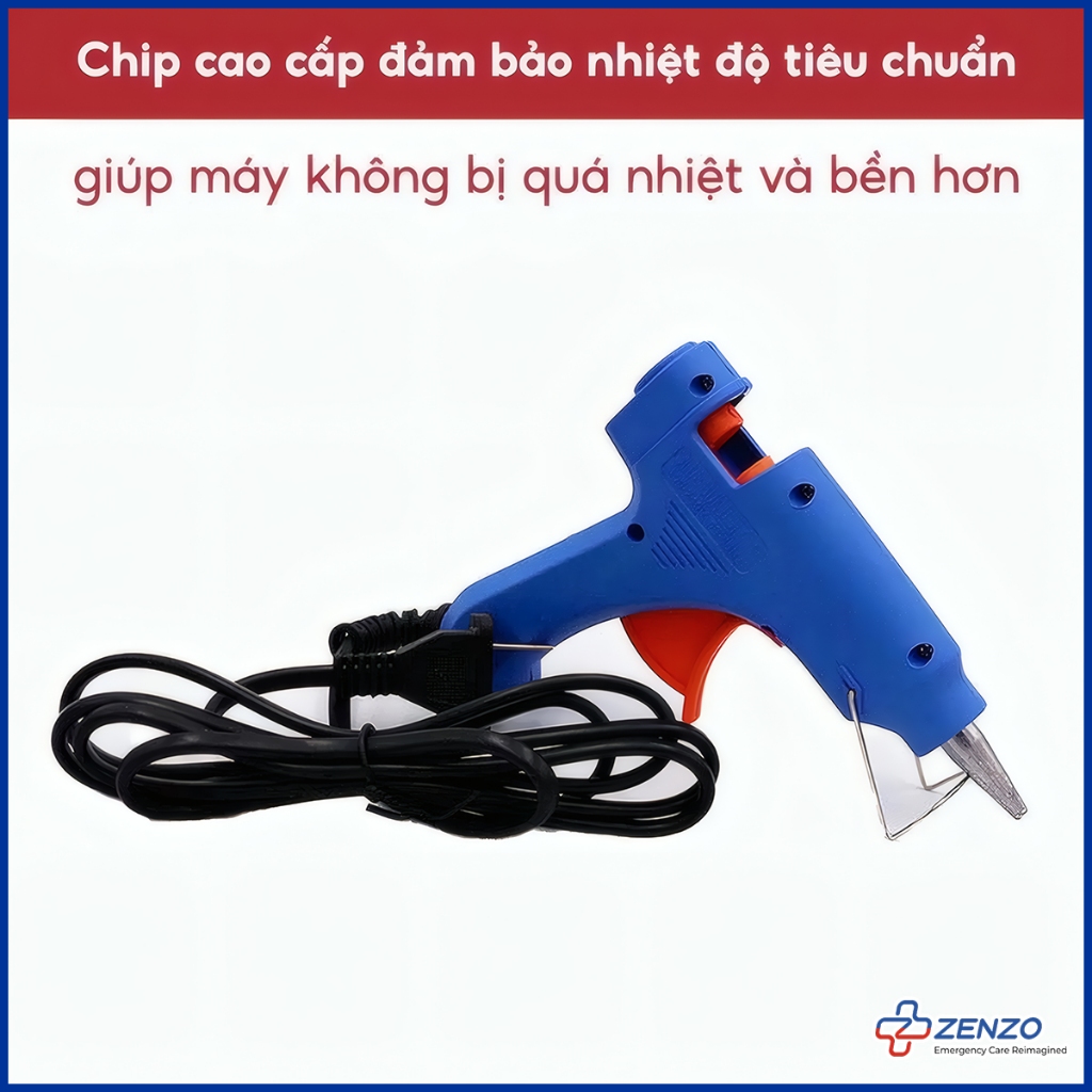 Súng bắn keo nến nhỏ, combo 10 keo nến nhỏ