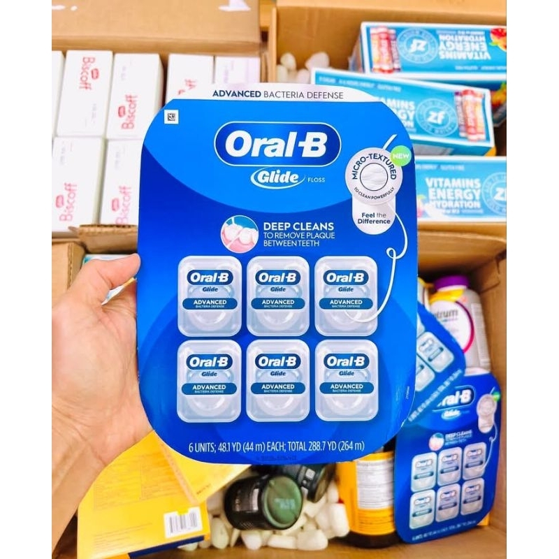 SET CHỈ NHA KHOA ORAL B GLIDE CỦA MỸ