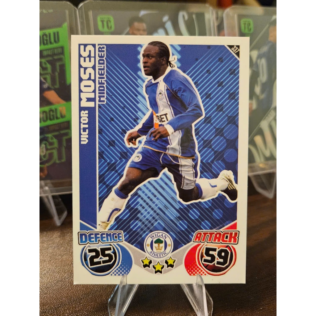 Thẻ Victor Moses Topps Match Attax 2010/2011 (Wigan) (10/11)