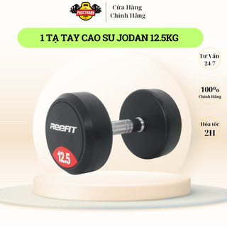 Tạ Tay Cao Su Phòng Tâp Jodan 12.5kg Cao Cấp (1 cục)