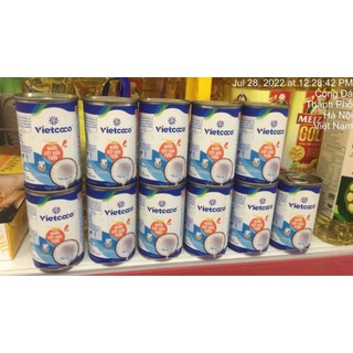 Sỉ 1 Thùng ( 24 hộp) NƯỚC CỐT DỪA VIETCOCO 22% - 400ML