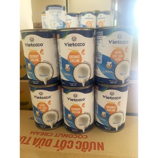 Sỉ 1 Thùng ( 24 hộp) NƯỚC CỐT DỪA VIETCOCO 22% - 400ML