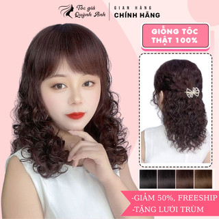  Tóc Giả Xoăn Xù Mì Trung Niên TN18 – Tóc Bộ Nguyên Đầu Phong Cách Hàn Quốc Tặng Kèm Lưới Đội – Giúp Trẻ Trung Tự Tin 