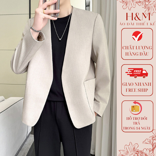 [MẪU MỚI] Áo blaze nam không cổ , áo vest nam blaze phong cách Hàn Quốc sang trọng cao cấp HMX5335