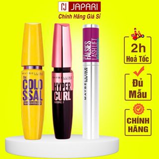 Mascara Maybelline Hyper Curl, Falsies-Chuốt Mi Masscara Maybeline Dưỡng Mi Dài Cong Không Trôi Japari