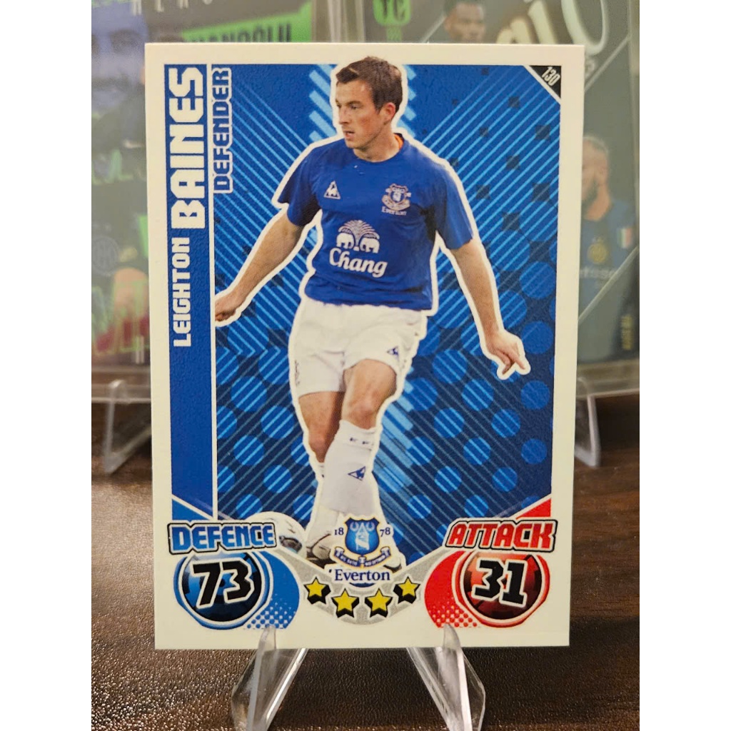 Thẻ Leighton Baines Topps Match Attax 2010/2011 (Everton) (10/11)