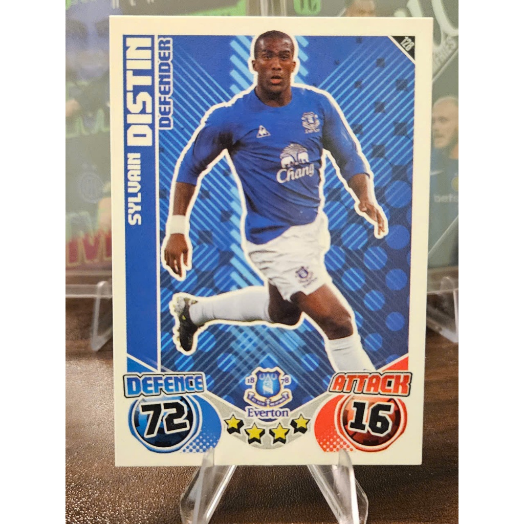 Thẻ Sylvain Distin Topps Match Attax 2010/2011 (Everton) (10/11)