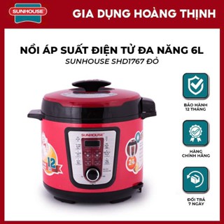 Nồi áp suất điện tử đa năng SUNHOUSE SHD1767 Dung tích 6 l