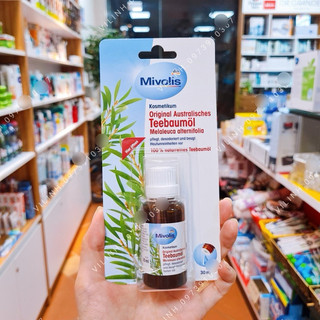 (Đủ Bill) Tinh dầu Tràm Trà Mivolis Teebaumol Đức, 30ml