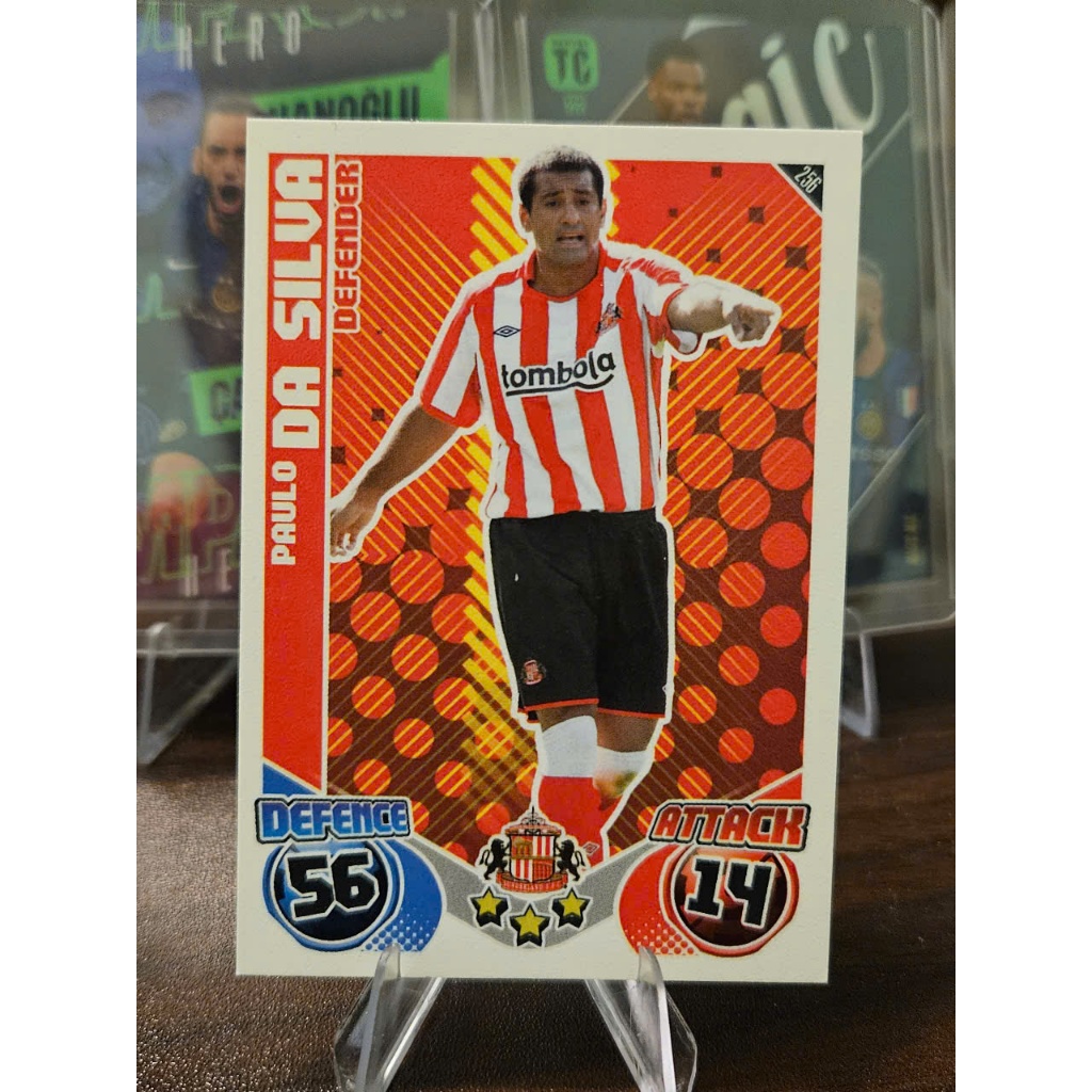 Thẻ Paulo Da Silva Topps Match Attax 2010/2011 (Sunderland) (10/11)