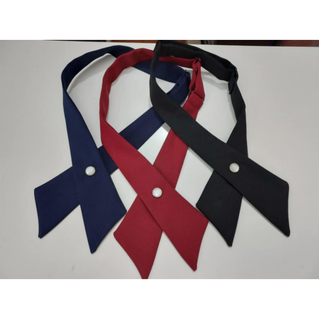 Nơ Đeo Cổ Áo Đồng Phục Màu Sắc Xinh Xắn Thời Trang Cho Học Sinh