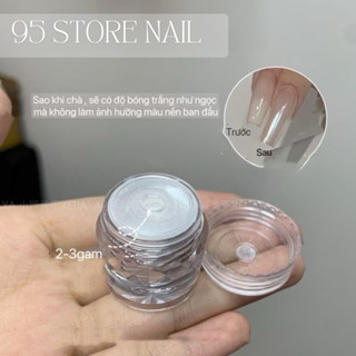 Tráng gương trắng ánh trai nail - bột chà tráng gương ngoc trai trắng