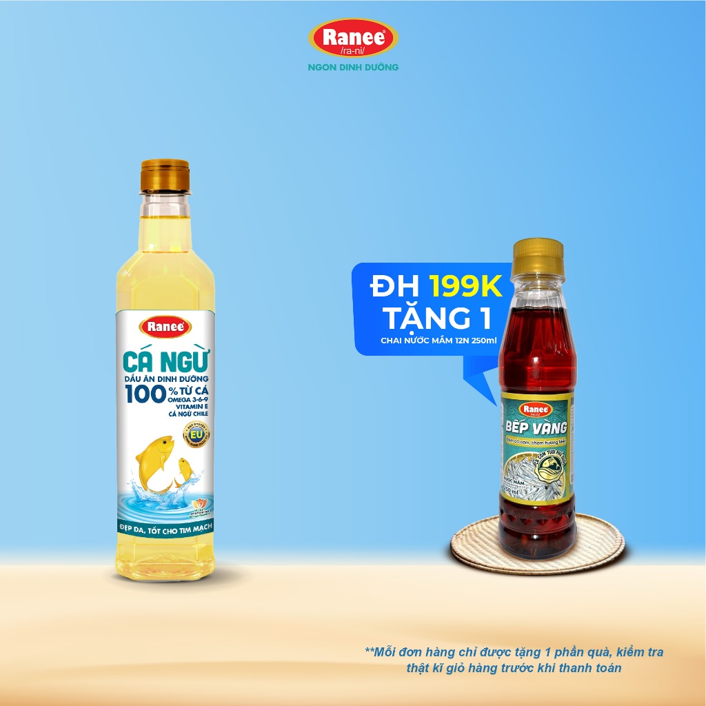 Dầu ăn Ranee CÁ NGỪ 1 lít