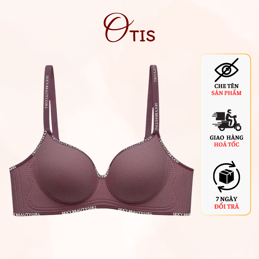 Áo Ngực Cotton Mút Dày 5cm Nâng Ngực Không Gọng Mềm Mại Thoải Mái OTIS A04