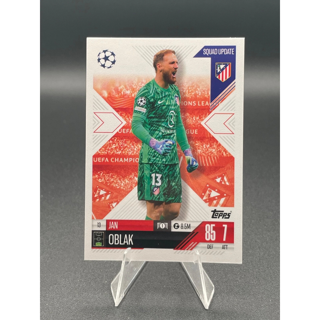 Thẻ Jan Oblak Topps Match Attax Extra 2024/2025 (Atletico Madrid) (24/25)