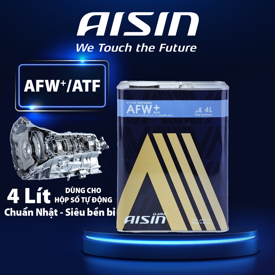 Nhớt Hộp Số Tự Động AISIN AFW+ ATF 4 Lít ATFMT4S