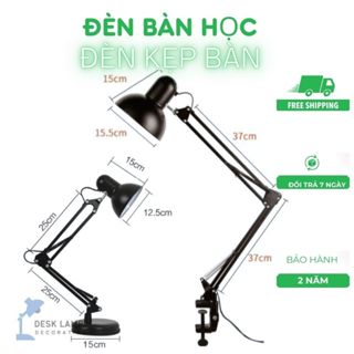  Đèn Bàn Học LED Kẹp Bàn Siêu Sáng – Gập Gọn Tiện Lợi Chống Cận Bảo Hành 2 Năm 