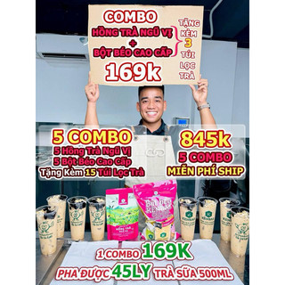 Combo trà sữa nướng Kenbar tặng kèm túi lọc trà