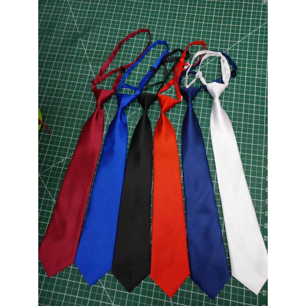 Cà Vạt Dây Rút  Thắt Sẵn có móc khoá