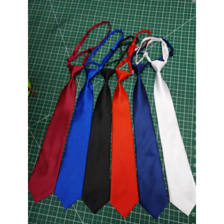 Cà Vạt Dây Rút  Thắt Sẵn có móc khoá