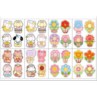    Set 100c   Giấy Bọc Thẻ Cài Trang Trí Kẹo Mút Hình Hoa Gấu Thỏ Cún Dễ Thương Thích Hợp Làm Hoa  Quà Tặng 