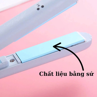 Máy Ép Tóc Mini 3in1 Đa Năng – Uốn, Duỗi, Kẹp Tạo Kiểu Cầm Tay Nhỏ Gọn, An Toàn Cho Mọi Loại Tóc