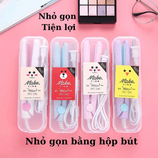 Máy Ép Tóc Mini 3in1 Đa Năng – Uốn, Duỗi, Kẹp Tạo Kiểu Cầm Tay Nhỏ Gọn, An Toàn Cho Mọi Loại Tóc