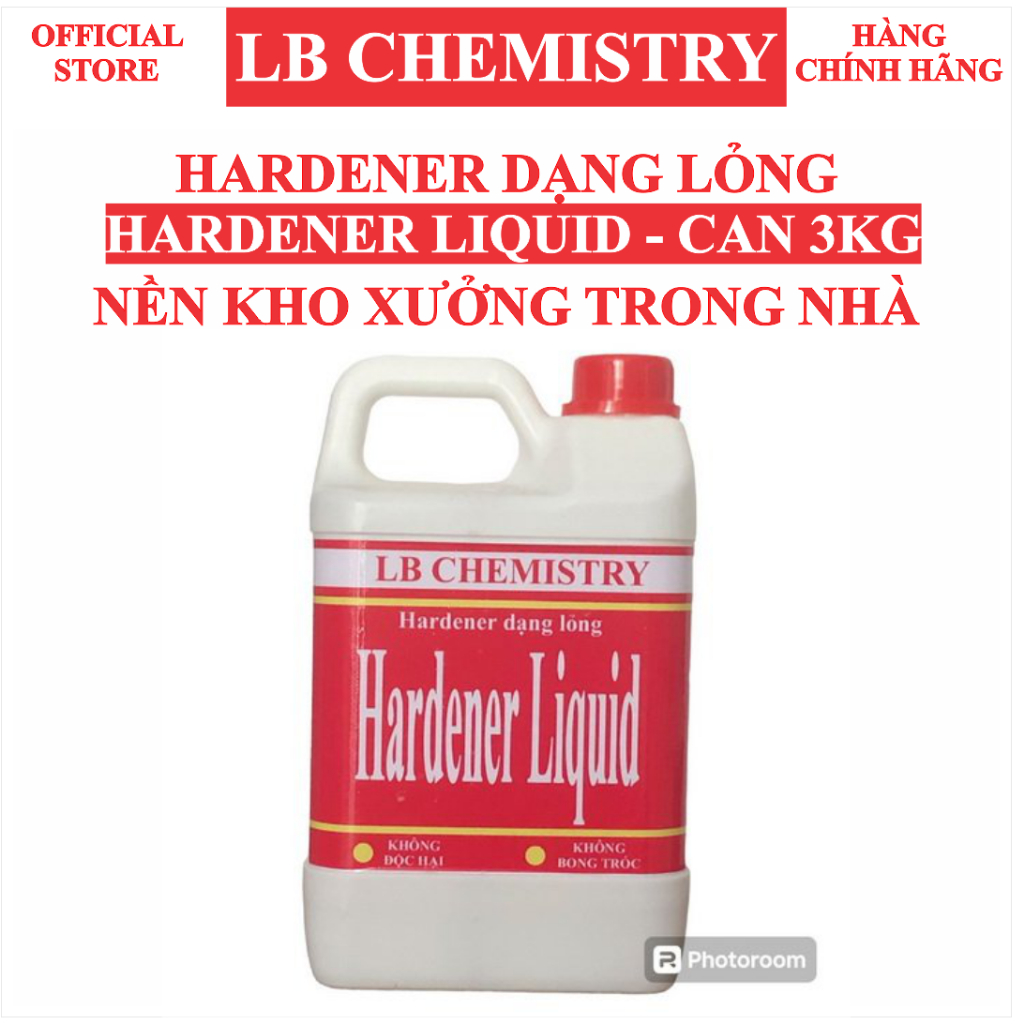 [Vietnam] Hardener Liquid (3kg). Lớp phủ tăng cứng nền bê tông dạng lỏng, tăng khả năng chịu va đập,