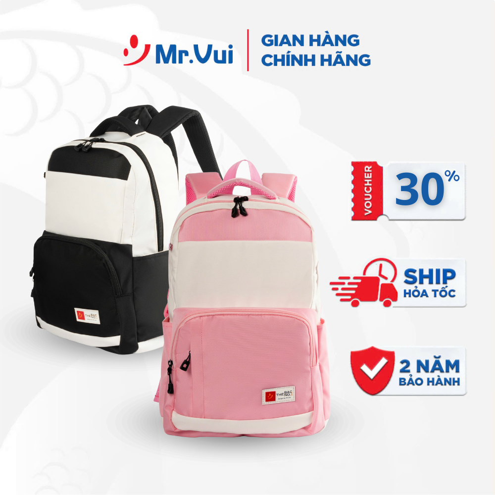 Balo thời trang Mr Vui BLTEEN 1029, balo thời trang bassic unisex cho nam nữ, balo du lịch, đi chơi