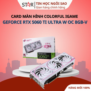  Card Màn Hình Colorful iGame GeForce RTX 5060 Ti Ultra W OC  DUO OC 8GB-V - Bảo hành 36 tháng 