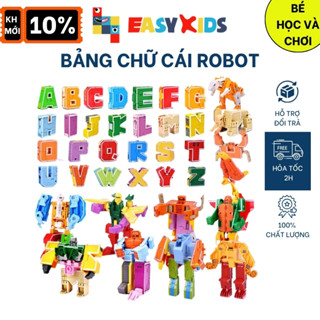 Đồ Chơi Robot Chữ Cái Chữ Số Biến Hình Chiến Binh
