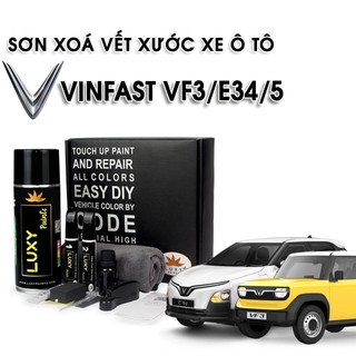  Sơn Xịt Ô Tô Vinfast VF3 VFE34 VF5 LUXYPAINTS Màu Chuẩn Code Hãng Xoá Vết Xước Xe Ô Tô Bám DÍnh Tốt 