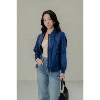 ( SALE) Áo khoác gió 2 lớp nữ S.PEARL dáng ngắn 228JW015