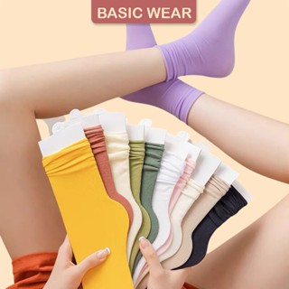 Vớ Cổ Cao Vừa Siêu Mỏng Thoáng Khí Phong Cách Hàn Quốc Thời Trang Cho Nữ tcc12