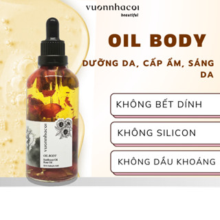 Body Oil Vườn Nhà Cội dầu dưỡng cấp ẩm SÁNG DA hỗ trợ GIẢM THÂM thu nhỏ lỗ chân lông
