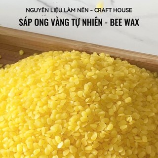  Sáp Ong Nguyên Chất Dạng Viên Tự Nhiên Màu Vàng Không Mùi – Làm Nến Mỹ Phẩm Handmade – Craft House 