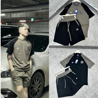 HotSet Cộc Tay Nam Nữ Mùa hè AA DiDAS Full cả quần áo Chất Cotton Thun lạnh Hàng Cực Đẹp