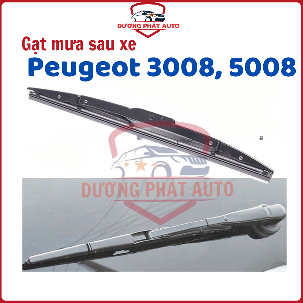 Chổi Gạt mưa sau xe, thanh lưỡi gạt mưa kính sau xe Peugeot 3008, 5008 chuẩn khít theo xe