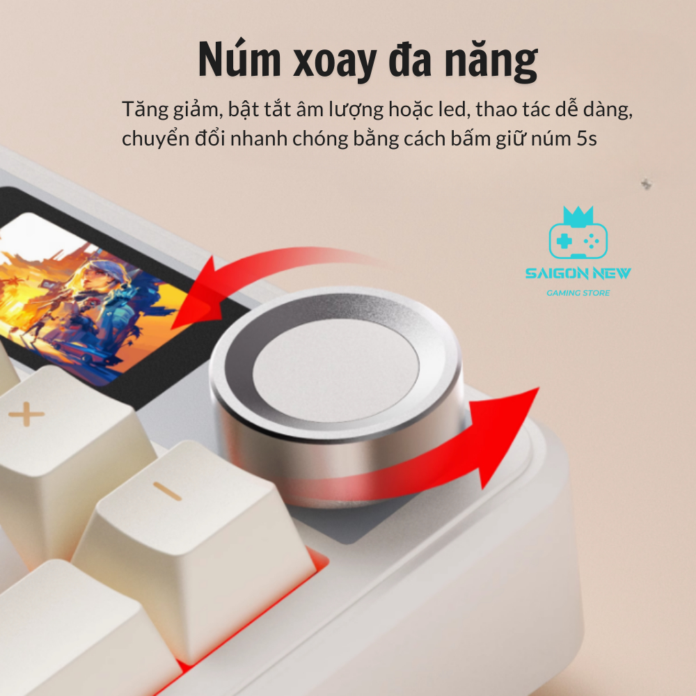 Bàn phím cơ Hotswap Aula F108 | F108 pro - Hỗ trợ không dây - 3 mode kết nối - LED RGB mạch xuôi | BigBuy360 - bigbuy360.vn