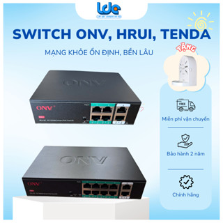Switch chia mạng kèm POE 4,8 cổng (+2 uplink) 10/100 Mbps