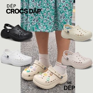    CHÍNH HÃNG   GIÀY CLOG CROCS NỮ BAYA PLATFORM - MEDEP.SG 
